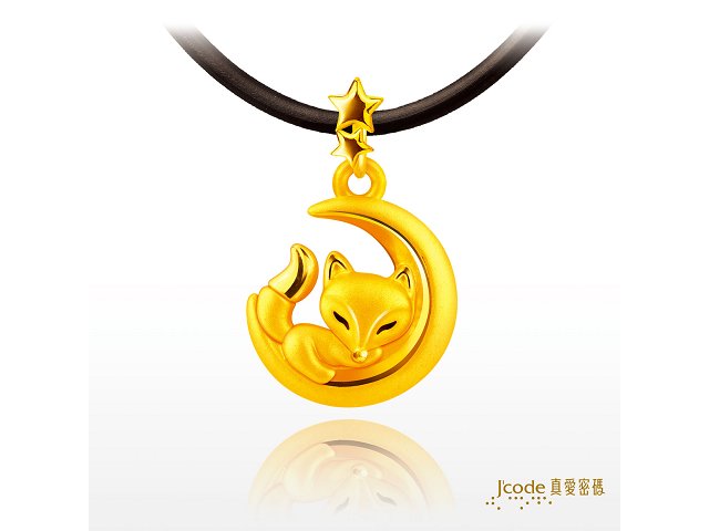 月來越有魅力狐仙(硬金)墜子