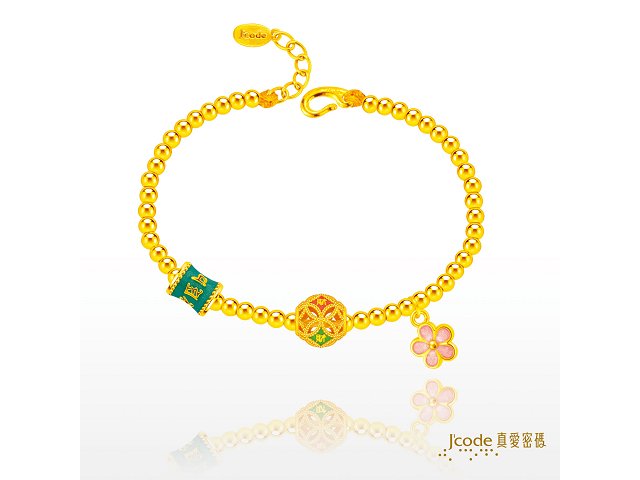 開運大補帖(硬金)金珠手鍊