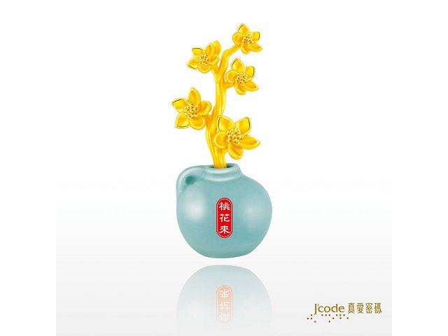 五桃花(硬金)擺件