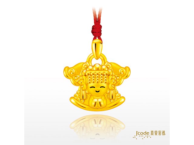 白沙屯-媽祖小神衣(硬金)墜子