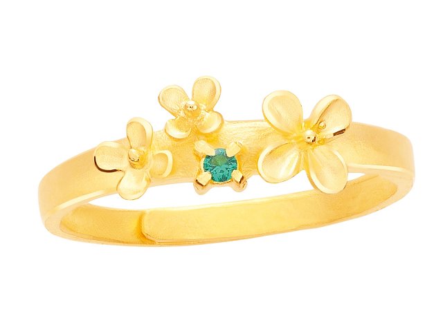花開金桂CZ金戒