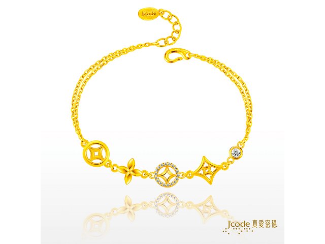 老是有錢花(硬金)手鍊