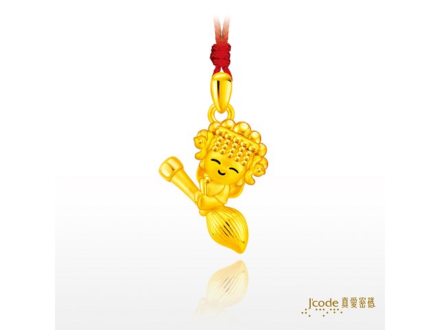白沙屯-金榜題名媽祖(硬金)墜子
