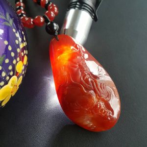 頂級糯種紅翡~關老爺