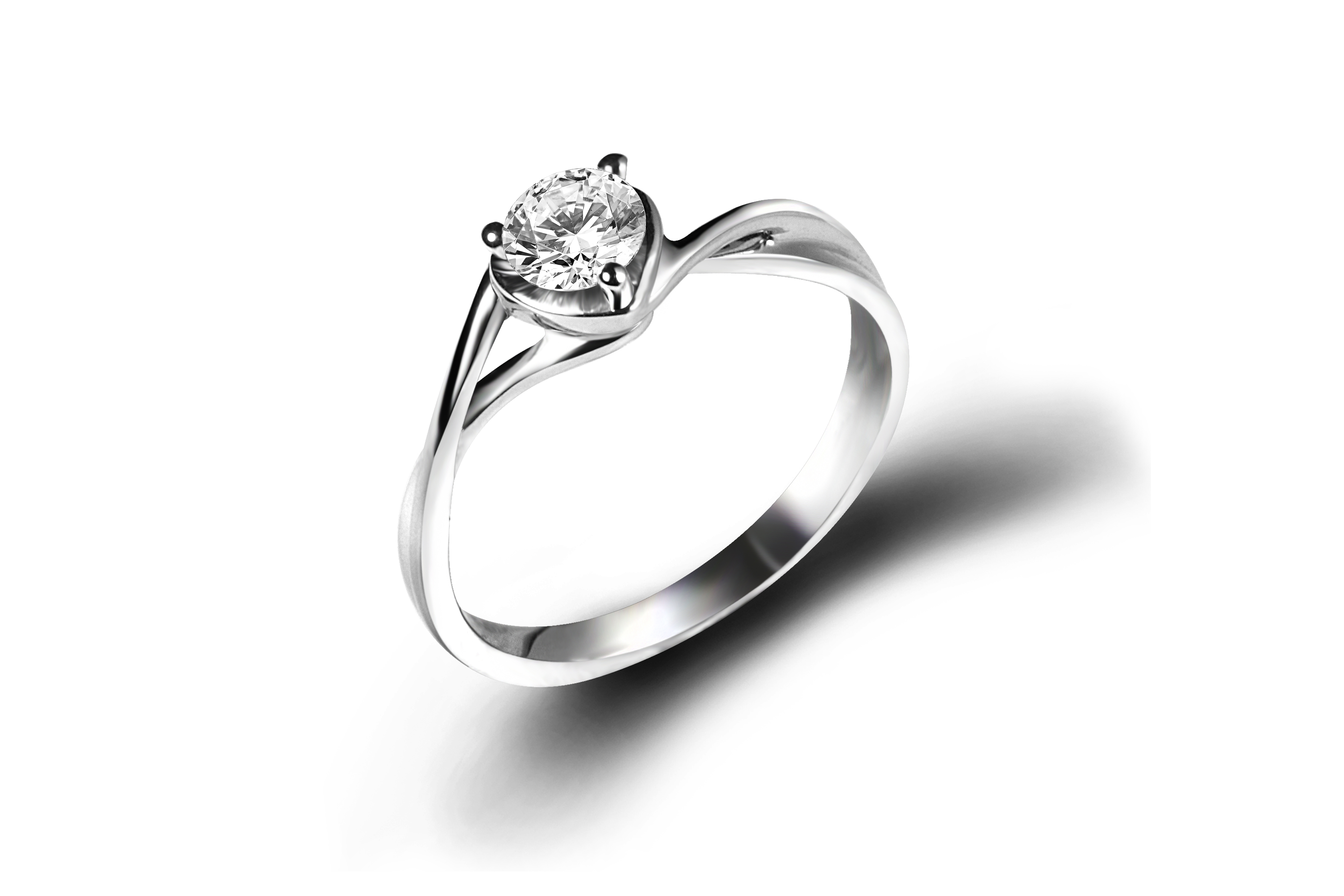 单钻婚戒 | 金瑞利纯金珠宝